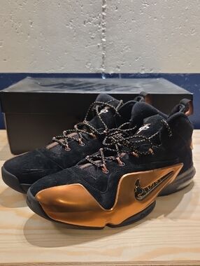 *RARE* Nike Zoom Penny 6 - Black & Copper Retro Basketball Shoes (Size 11.5)
